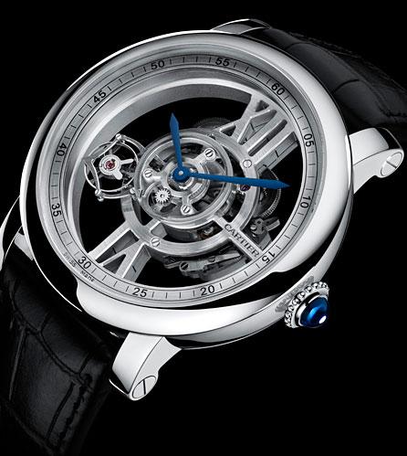 Reloj Rotonde de Cartier: Astrotourbillon Esqueleto Calibre 9461 MC