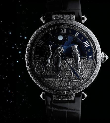 Reloj Rêves de Panthères: día/noche, calibre 9916MC de Cartier