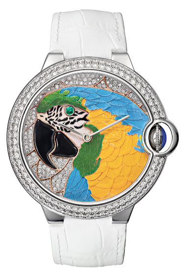 Cartier 1 - Cartier presenta el reloj Ballon Bleu en marquetería floral